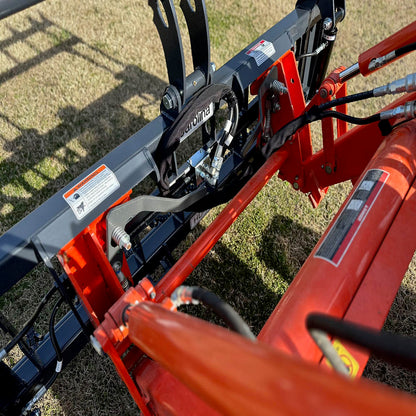 Farm-Maxx HD Rake Grapple | FRKG Series | Size 56" To 74" |  5-20 GPM | For Skid Steers