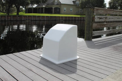 RIO MARINE CUSTOMS | Fiberglass Boat Console | Model CMCC00 | 23" W x 25" H x 25" D | Nida-Core Reinforced | For Small Skiffs