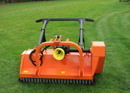 Farmer Helper | Forestry Mulcher | Model FH-FFM140 | Cutting Width 55" | Horsepower 70 To 110 HP | Hammer Teeth | Category II 3-Point Hitch | For Tractors