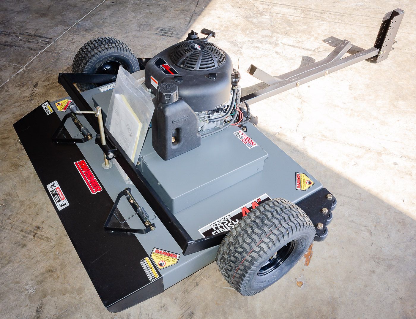 Swisher Fast Finish Finish Cut Mower | Model FC11544BS-A | 44" Cutting Width | 11.5 HP Briggs & Stratton Engine | Horsepower 15 To 20 HP | For Lawn Tractors, ATVs & UTVs