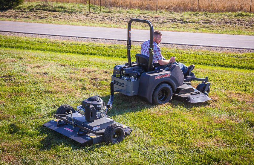Swisher Fast Finish Tow-Behind Finish Cut Mower | Model FC11544BS | 44" Cutting Width | 11.5 HP Briggs & Stratton Engine | Horsepower 15 To 20 HP | For Lawn Tractors, ATVs & UTVs