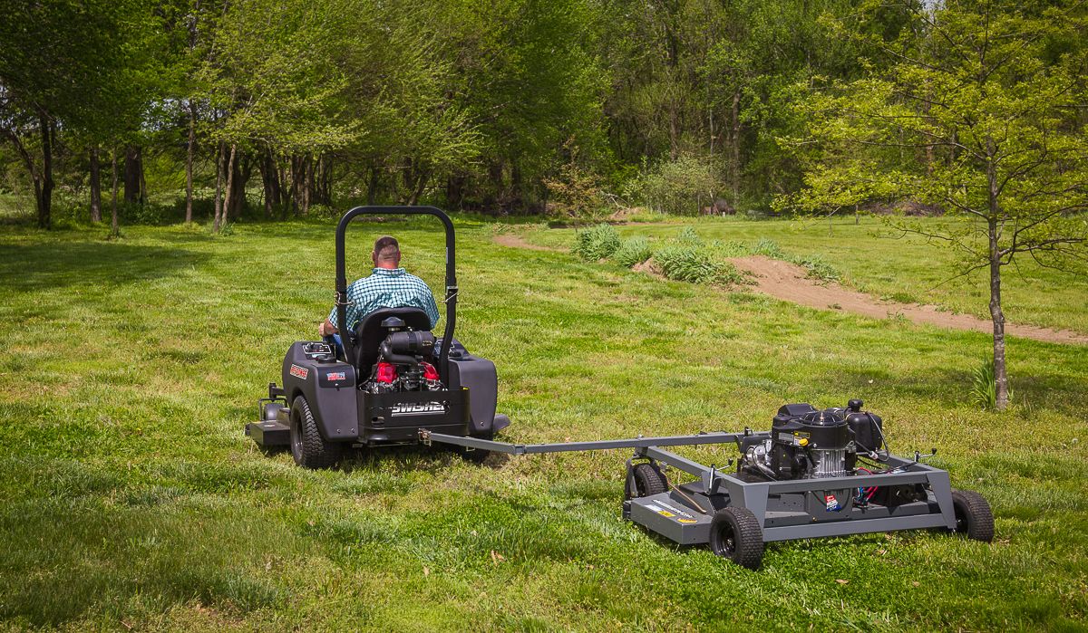 Swisher Classic Fast Finish Mower | Model FC14566CPKA | 66" Cutting Width | 14.5 HP Kawasaki Engine | Horsepower 15 To 20 HP | For ATV, UTV & Lawn Tractor