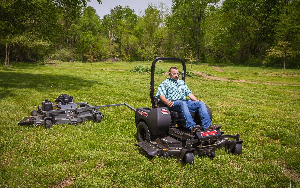 Swisher Classic Fast Finish Mower | Model FC14566CPKA | 66" Cutting Width | 14.5 HP Kawasaki Engine | Horsepower 15 To 20 HP | For ATV, UTV & Lawn Tractor