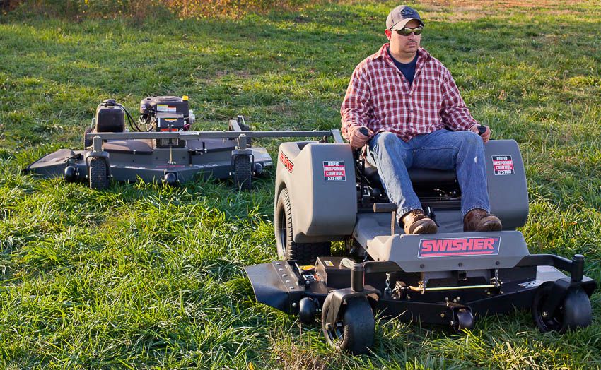 Swisher Fast Finish Rough & Finish Cut Mower | Model FC15560BS | 60" Cutting Width | 15.5 HP Briggs & Stratton Engine | Horsepower 15 To 20 HP | For ATV, UTV & Lawn Tractors