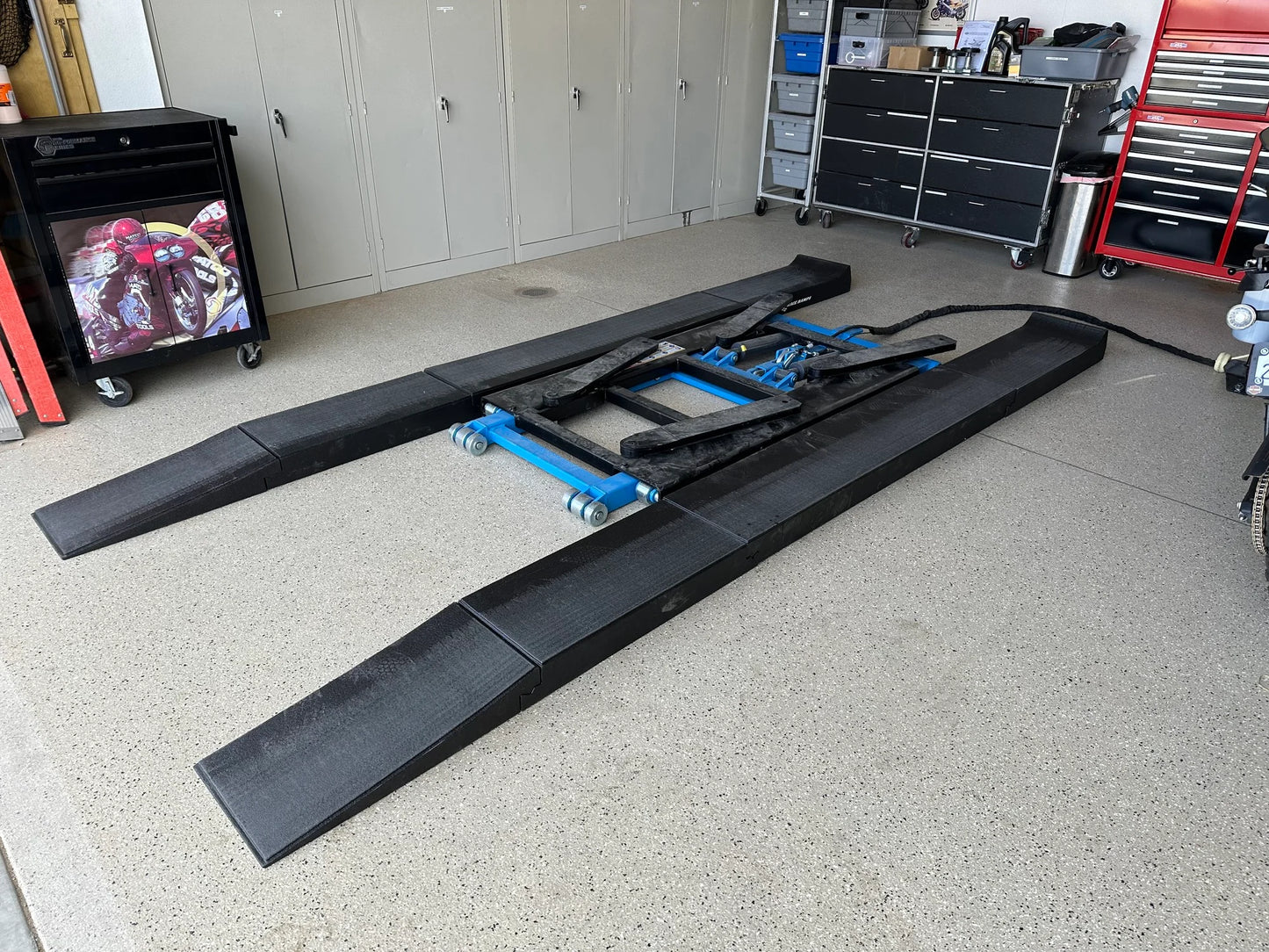 Race Ramps Car Lift Ramps | Model RR-CLR-4 | 4° Approach | 14" W x 185" L x 4" H | 6,000 lb Capacity | For Low-Profile Cars & Garage Lifts