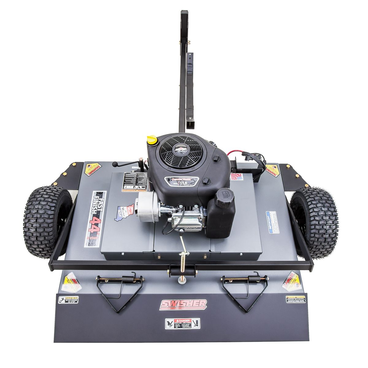 Swisher Fast Finish Cut Mower | Model FCE11544BS | 44" Cutting Width | 11.5 HP Briggs & Stratton Engine | Horsepower 15 To 20 HP | For ATV & UTV