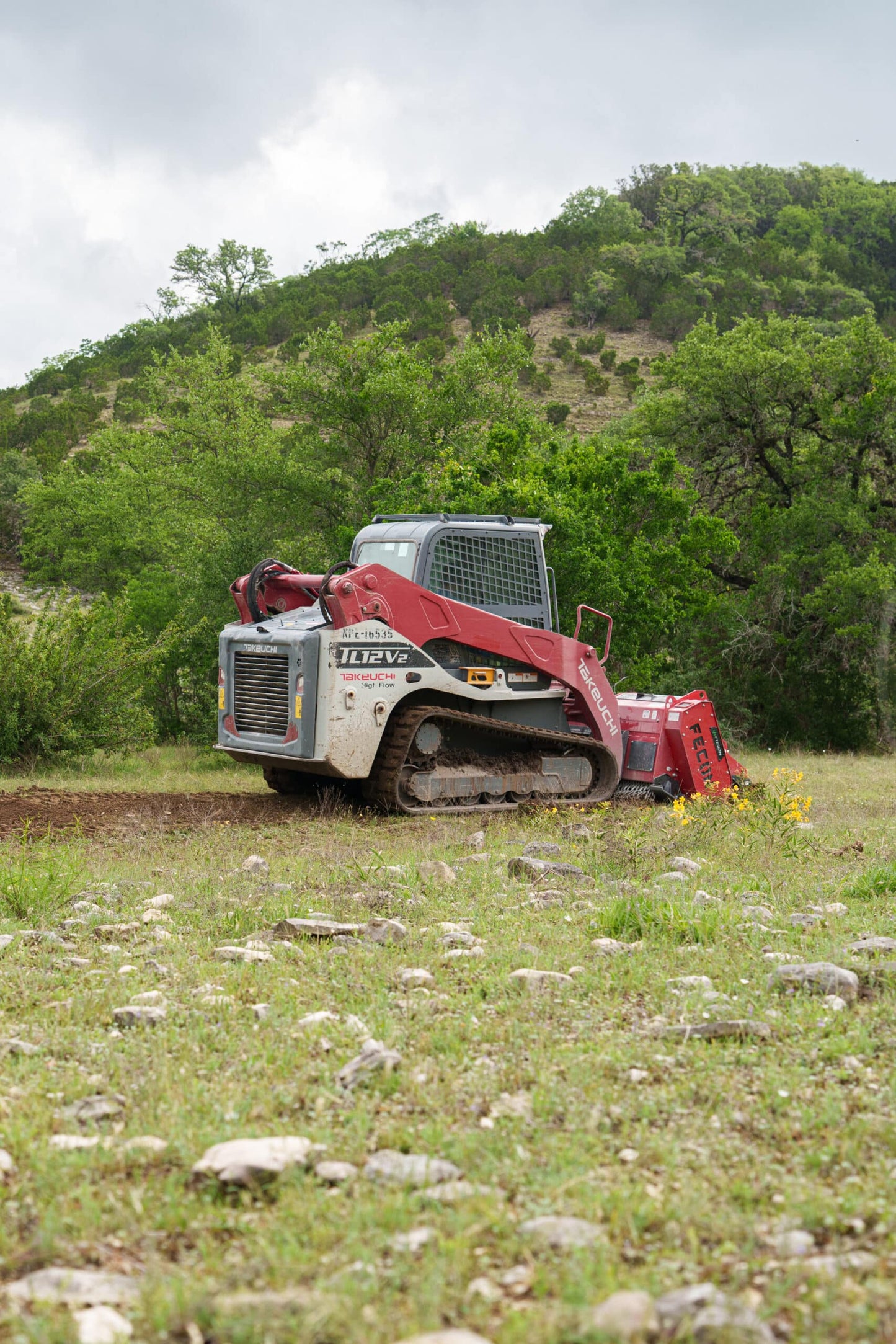 Fecon Stone Crusher | Model SC6220 & SC7620 | Width 62" To 76" | 30–50 GPM | 80–132 HP | For Skid Steer