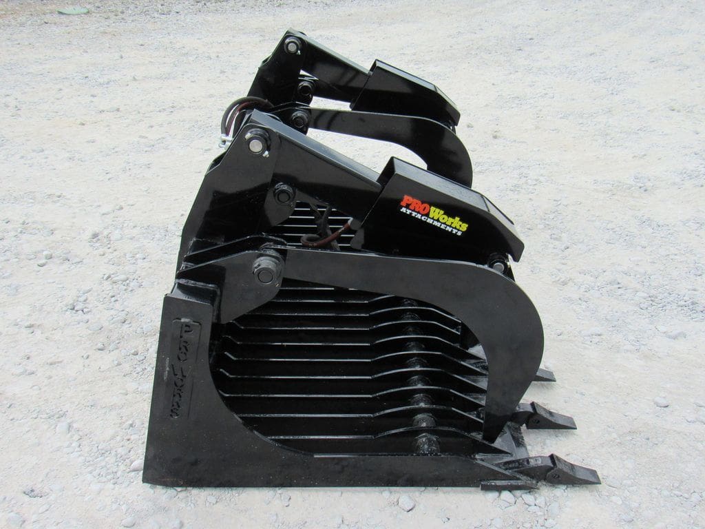 ProWorks 6' Rock Grapple | Width 72" | 15-25 GPM | For Skid Steers