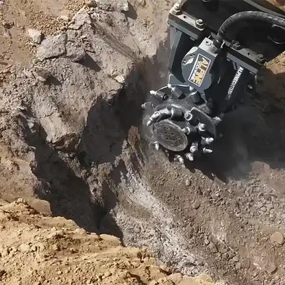 RockZone Rock and Concrete Grinder Attachment | Models G50, G60 & G125 | Width 41" To 59" | 40 To 150 Ton | For Excavators