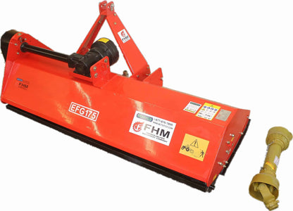 Farmer Helper EFG Series (Medium Duty) Flail Mower | 41″ to 68″ Working Width | 18 – 45 HP for Tractor