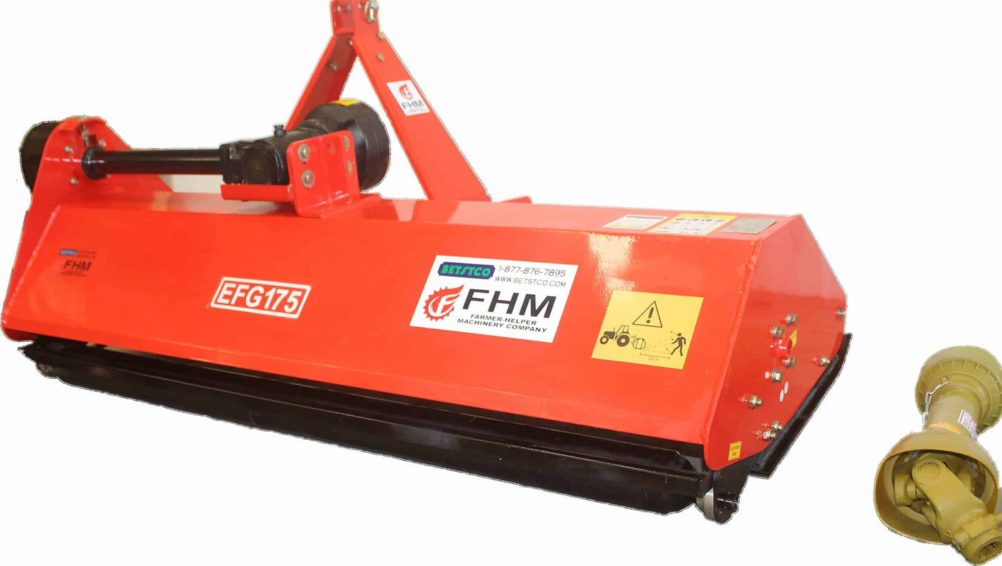 Farmer Helper EFG Series (Medium Duty) Flail Mower | 41″ to 68″ Working Width | 18 – 45 HP for Tractor