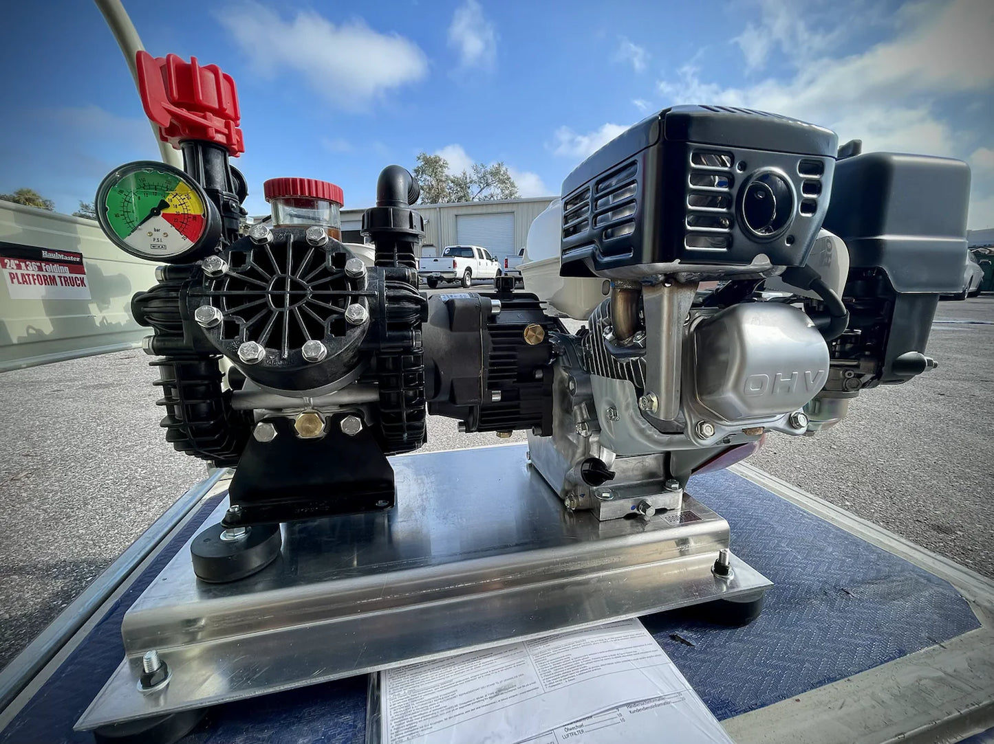 MWE AR45 Soft Wash Pump & Gearbox | Flow Rate 11.4 GPM | Maximum Pressure 290 PSI