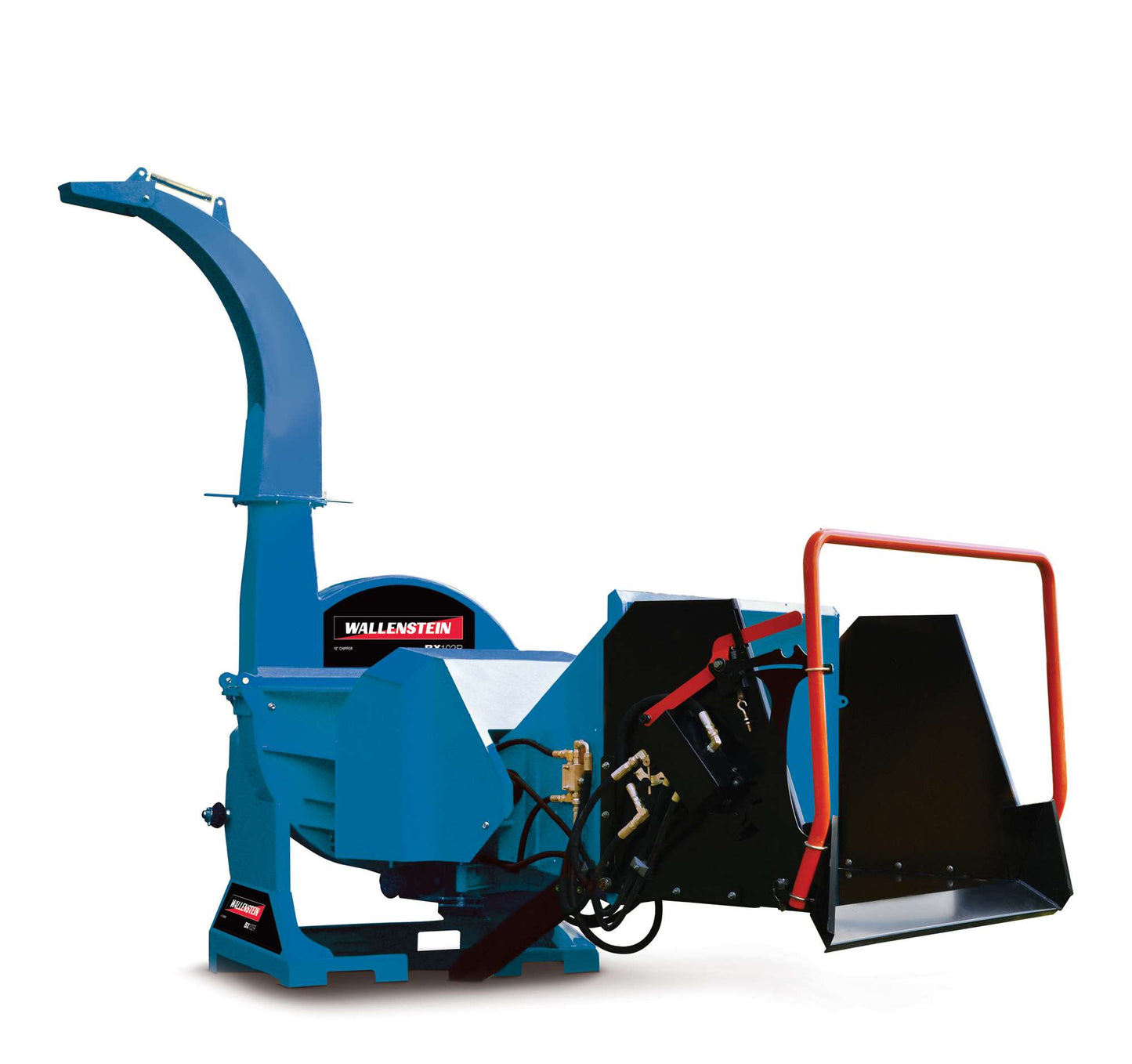 Wallenstein | Wood Chipper | Model BX102R, BX102RI & BX102RPI | Rotor Diameter 36" | Capacity 10" | Horsepower 75-120 HP | For Tractors