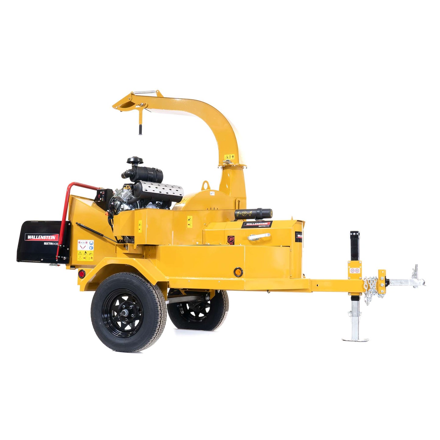 Wallenstein Wood Chipper | Model BXTR Series | Rotor Diameter 25" To 30" Inches | Hydraulic Roller Feed System