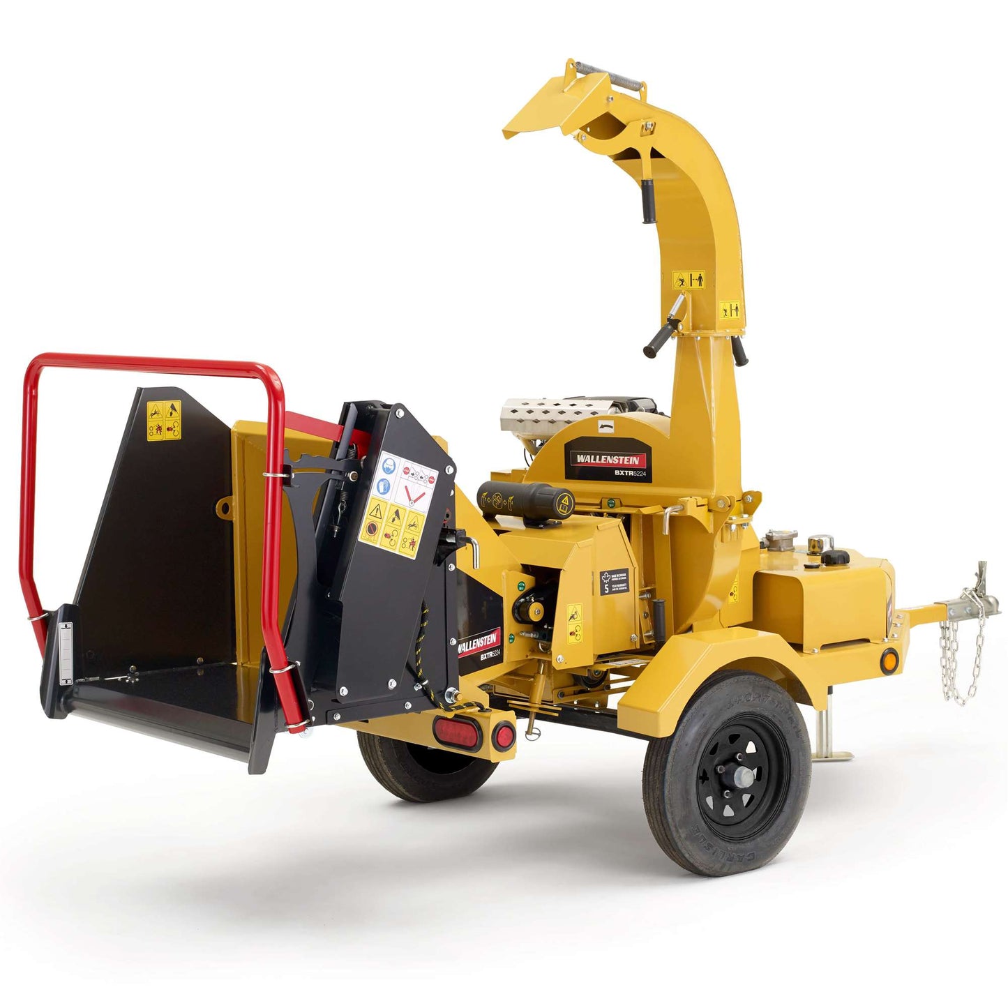 Wallenstein Wood Chipper | Model BXTR Series | Rotor Diameter 25" To 30" Inches | Hydraulic Roller Feed System