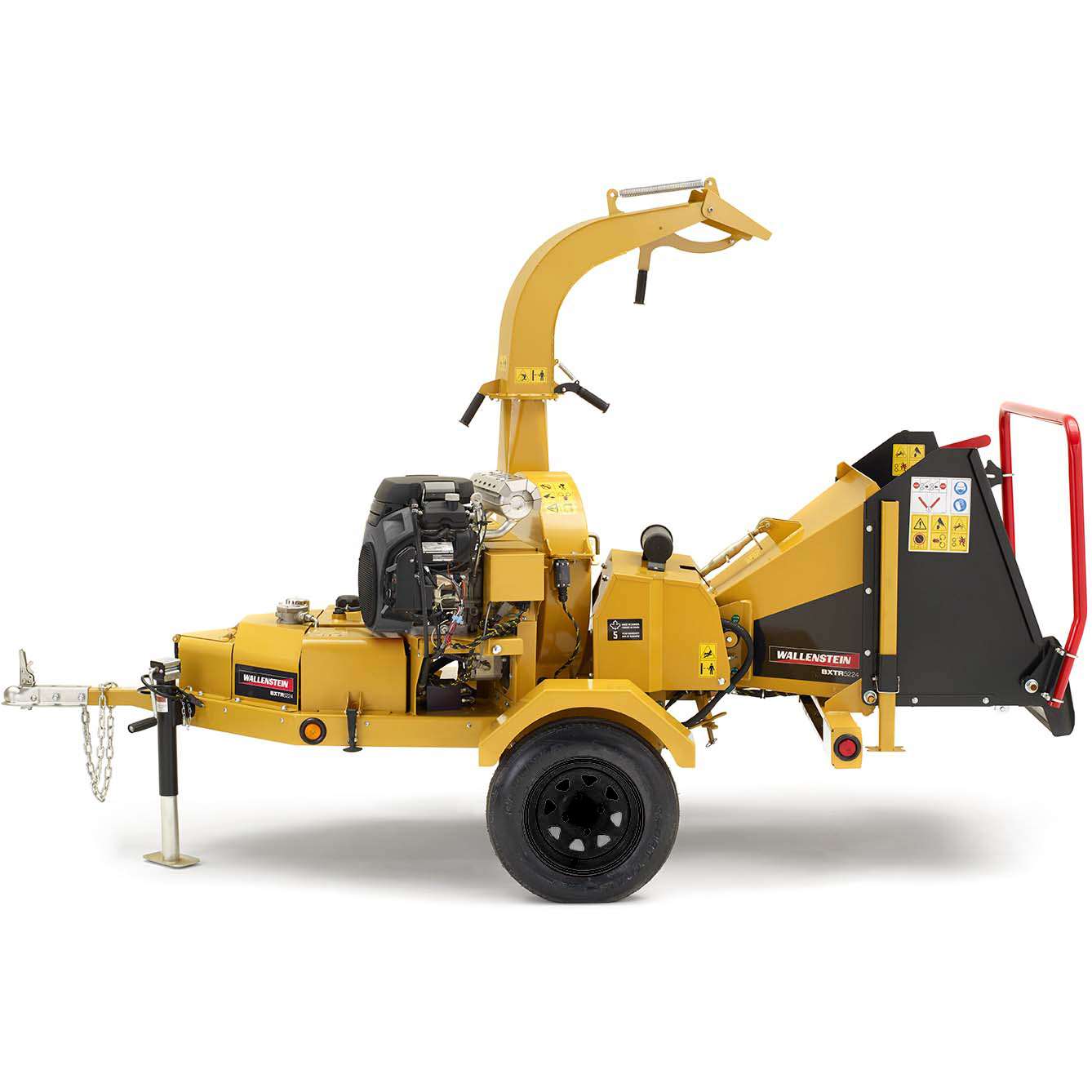 Wallenstein Wood Chipper | Model BXTR Series | Rotor Diameter 25" To 30" Inches | Hydraulic Roller Feed System