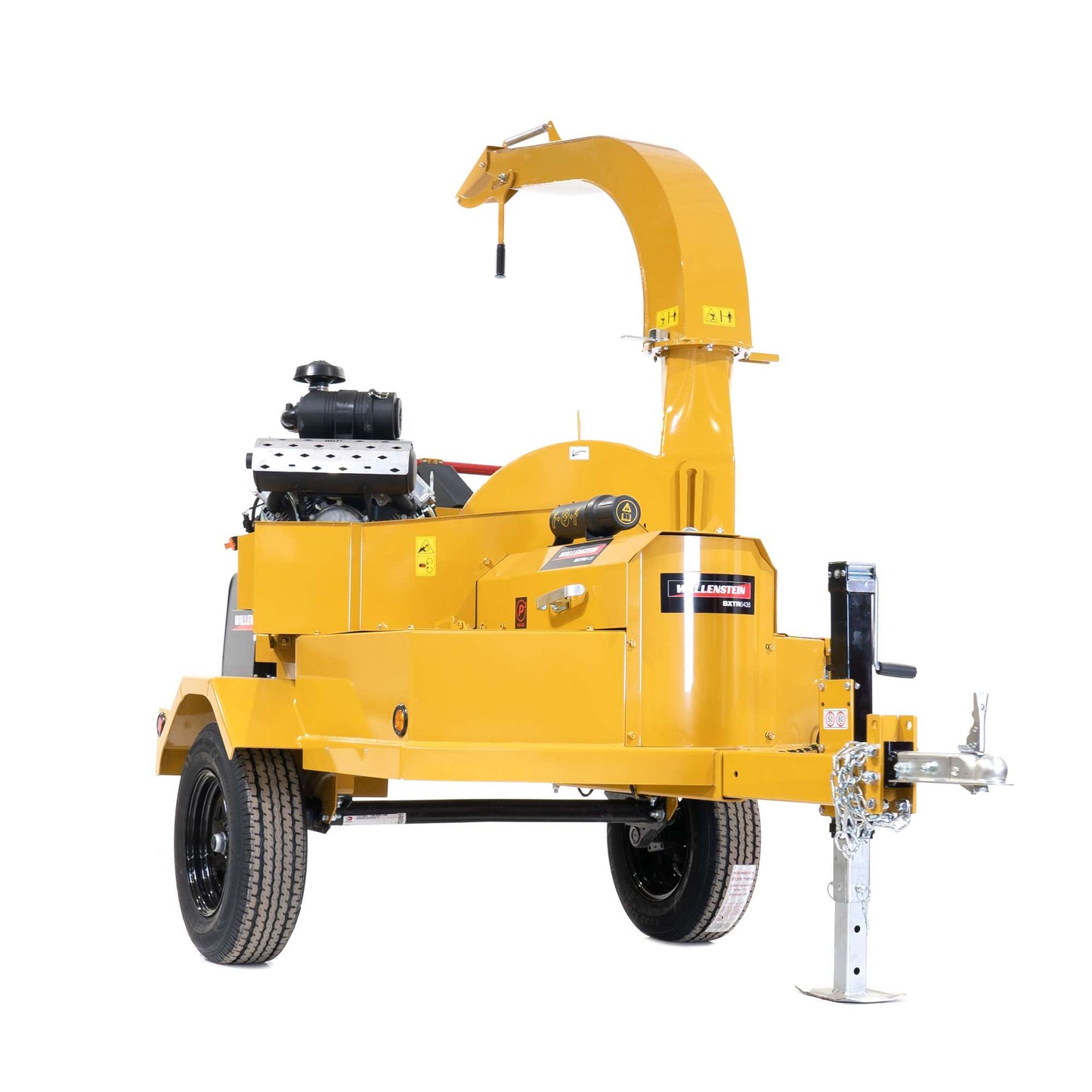 Wallenstein Wood Chipper | Model BXTR Series | Rotor Diameter 25" To 30" Inches | Hydraulic Roller Feed System