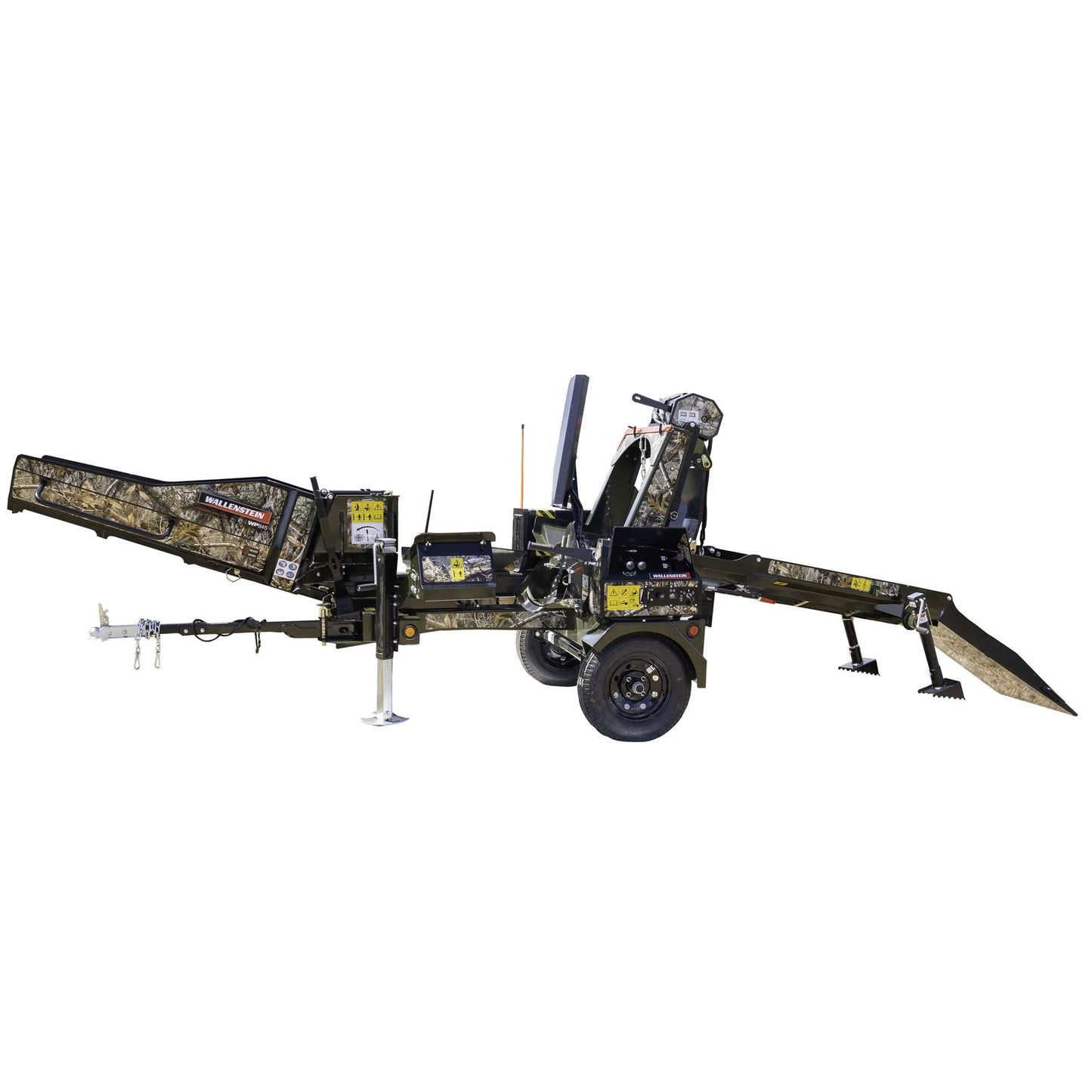 Wallenstein | Firewood Processors & Conveyors | Model WP Series | Width 69" & 114" | Engine Horsepower 14-40 HP |  For Tractors