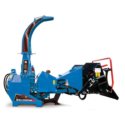 Wallenstein | Wood Chipper | Model BX72R & BX72RI | Rotor Diameter 28" | Chipping Capacity 7" | Horsepower 45-85 HP | For Tractors