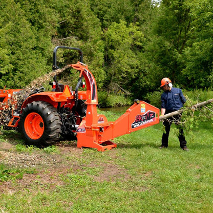 Wallenstein | Gravity Feed Wood Chippers | Models BX Series | Rotor Diameter 25" To 36" | Chipping Capacity 3.5" To 10" | Horsepower 22-120 HP | For Tractors