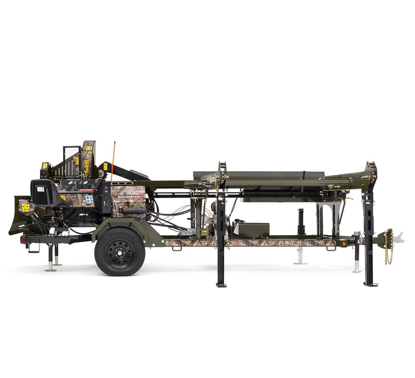 Wallenstein | Firewood Processors & Conveyors | Model WP Series | Width 69" & 114" | Engine Horsepower 14-40 HP |  For Tractors