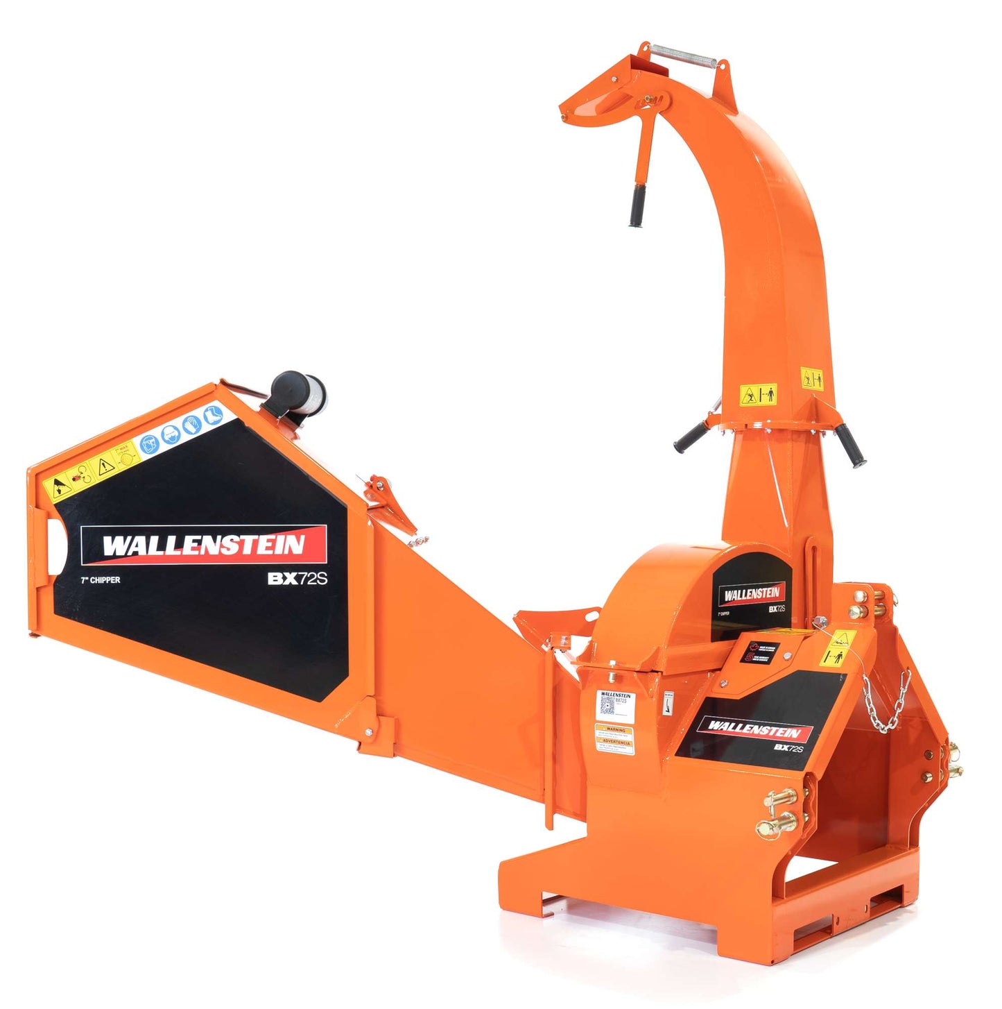 Wallenstein | Gravity Feed Wood Chippers | Models BX Series | Rotor Diameter 25" To 36" | Chipping Capacity 3.5" To 10" | Horsepower 22-120 HP | For Tractors