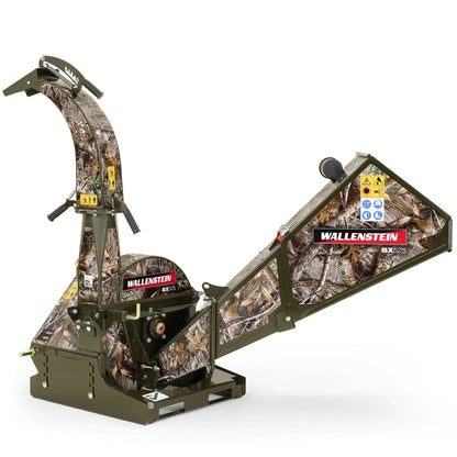 Wallenstein | Gravity Feed Wood Chippers | Models BX Series | Rotor Diameter 25" To 36" | Chipping Capacity 3.5" To 10" | Horsepower 22-120 HP | For Tractors