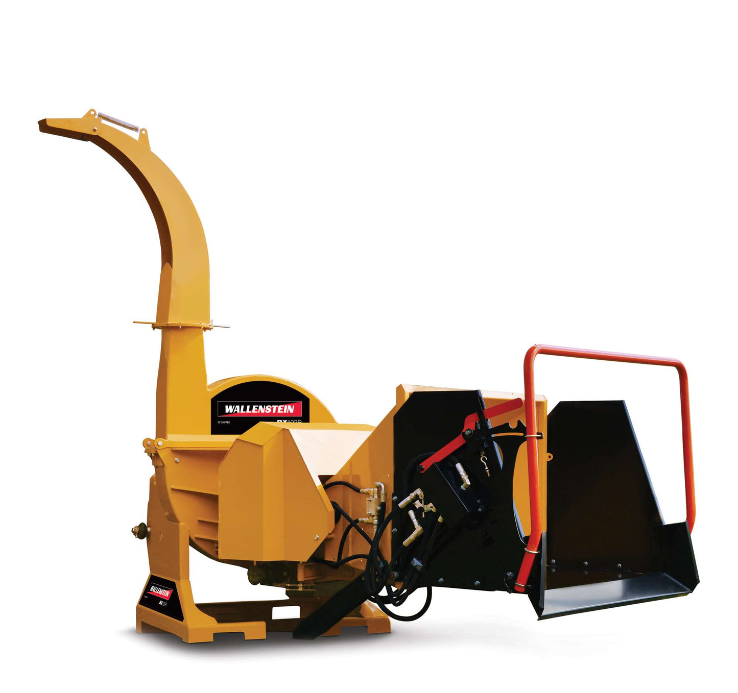 Wallenstein | Wood Chipper | Model BX102R, BX102RI & BX102RPI | Rotor Diameter 36" | Capacity 10" | Horsepower 75-120 HP | For Tractors