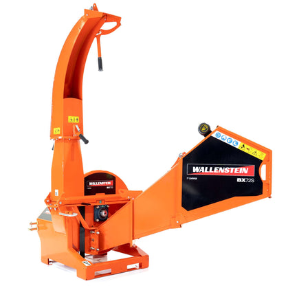 Wallenstein | Gravity Feed Wood Chippers | Models BX Series | Rotor Diameter 25" To 36" | Chipping Capacity 3.5" To 10" | Horsepower 22-120 HP | For Tractors