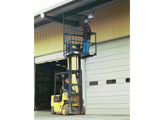 Star Industries Industrial Work Platform | Model 1244B | Forklift Platform 48" x 48" | 1,000 lbs Capacity | For Industrial Lift Trucks