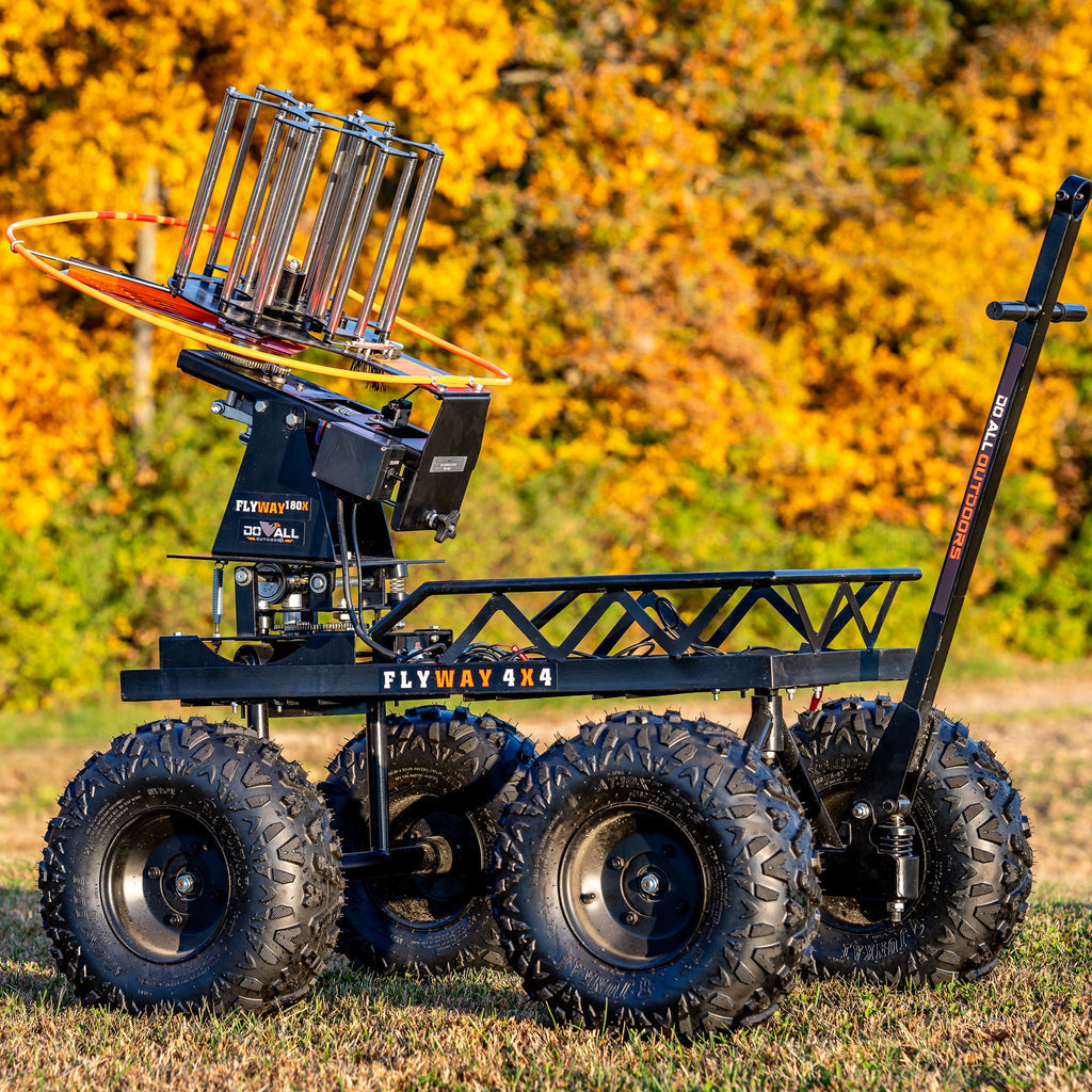 Do All Traps Flyway 4x4 180x Clay Thrower Wagon With Wobbler Kit | Clay Capacity 180 clays | Reset Time 2.5 seconds
