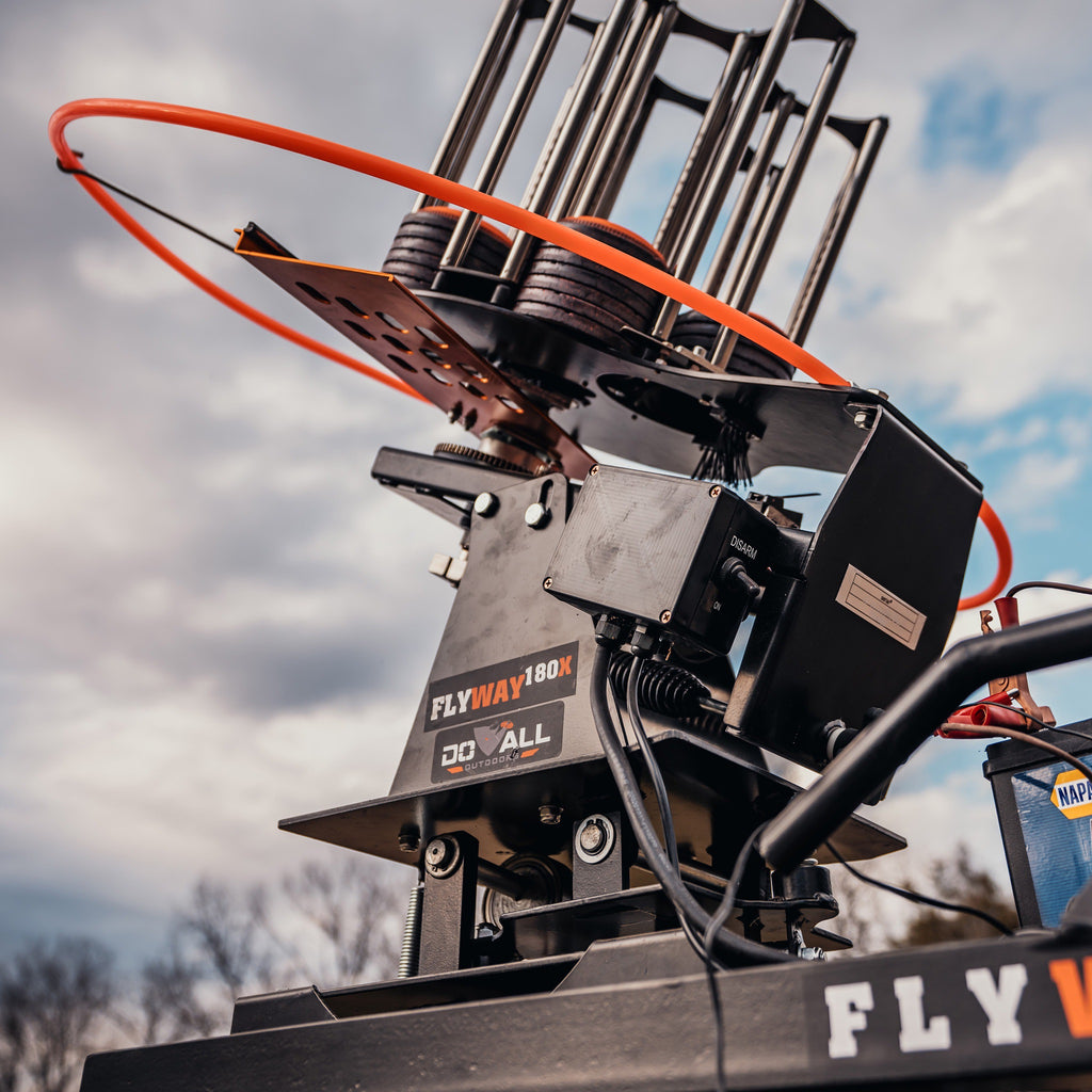 Do All Traps Flyway 4x4 180x Clay Thrower Wagon With Wobbler Kit | Clay Capacity 180 clays | Reset Time 2.5 seconds