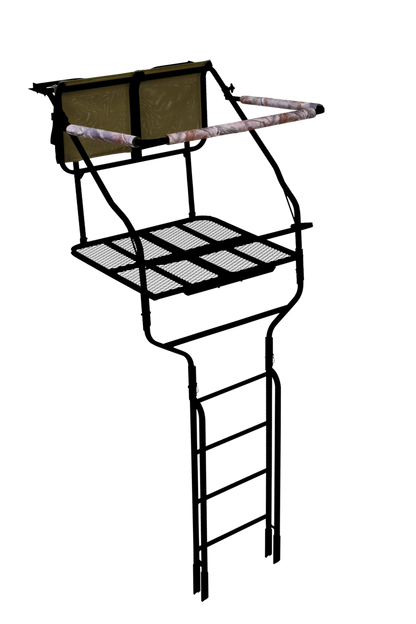 Millennium Treestands L-220 Double Ladder Stand | Model L-220-SL | Size 18' | 500 lb Capacity | 2-Person Hunting Stand