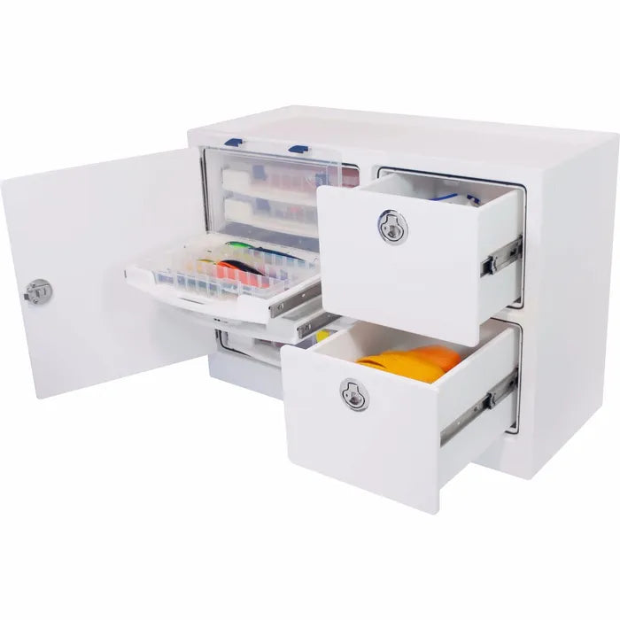 RIO MARINE CUSTOMS FREE STANDING TACKLE UNIT WITH PULL-OUT TRAYS