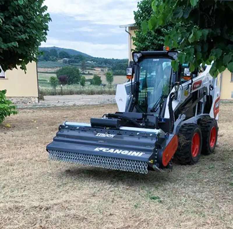 Solesbee's Mulcher | Mulcher Model TC1F-120 | Max Cutting Capacity 14" inches | Hydraulic Flow 100-150 LPM | For Skid Steers