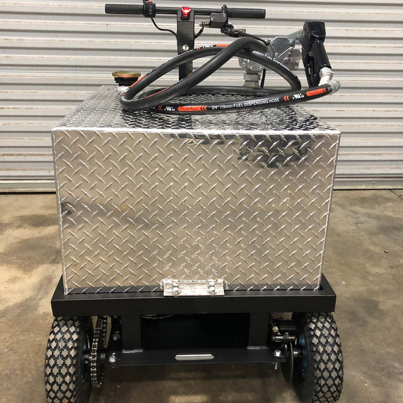 Smart Ass Products - Fuel Mule Electric Gas Caddy - Electric Cart Hauler | 750W Motor