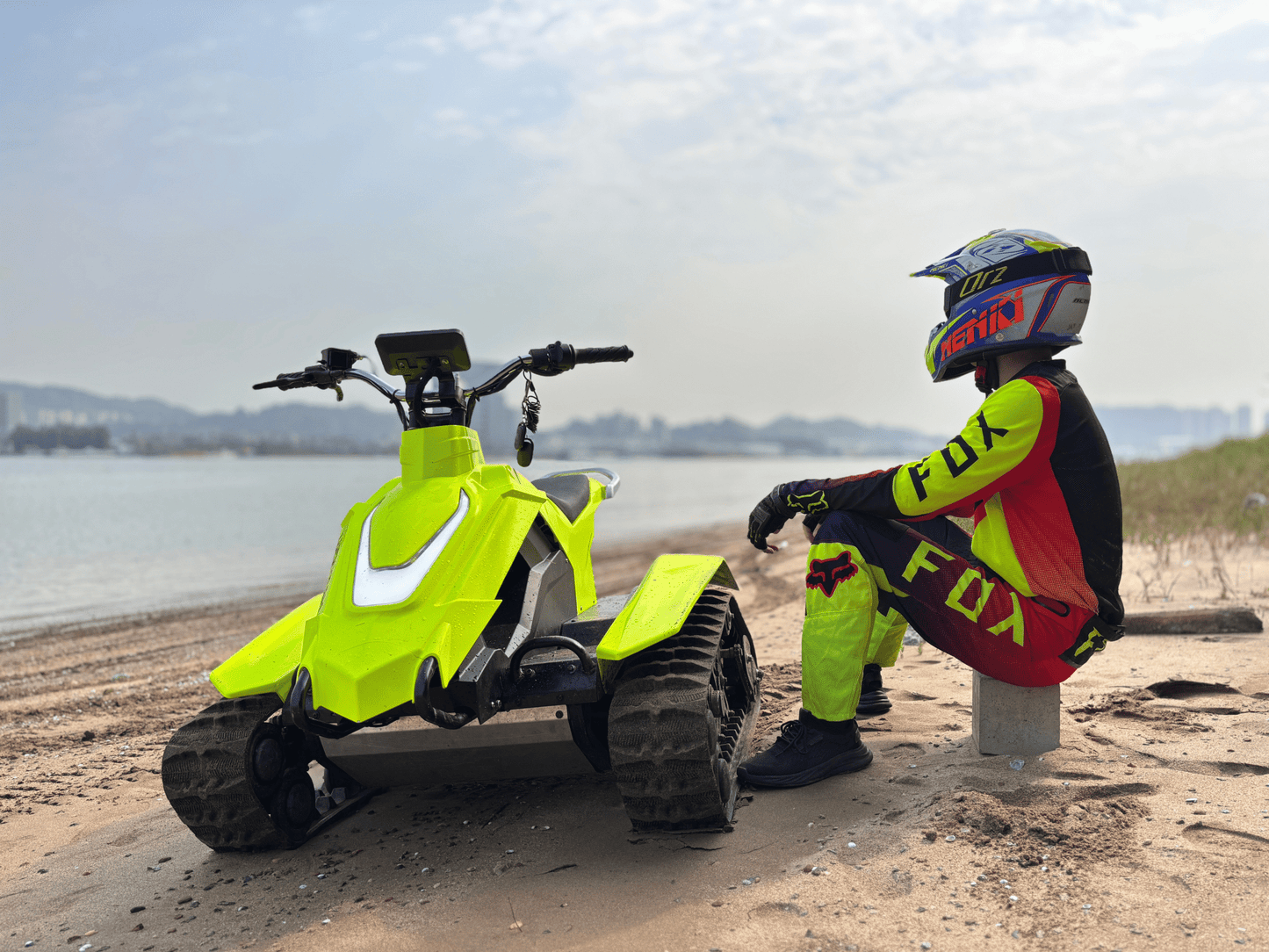 DTV Raptor All-Terrain Electric Tracked Vehicle | 42" x 36" Platform | 20 kW Dual Motor | 30 MPH Top Speed | For Off-Road Adventure & Utility Work