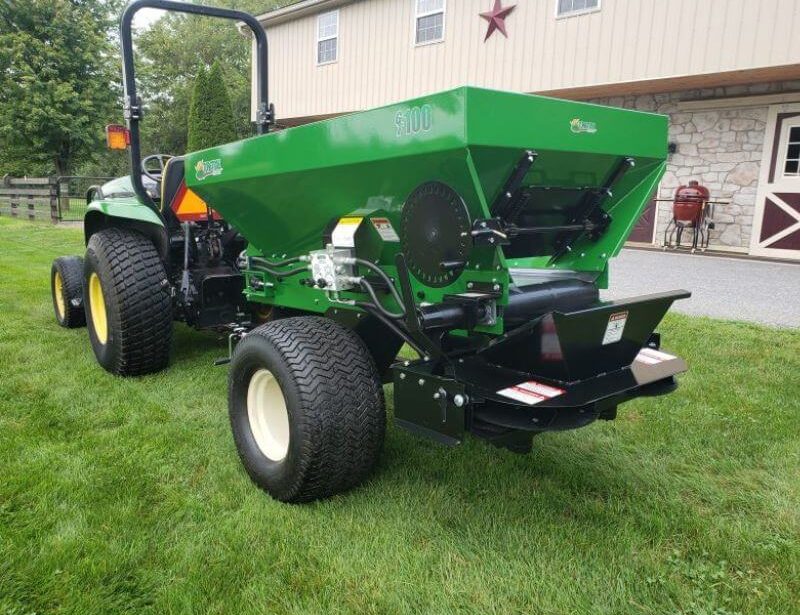 100 pro green top dresser Earth & Turf 100SP Brush Expeller Self Propelled Top Dresser