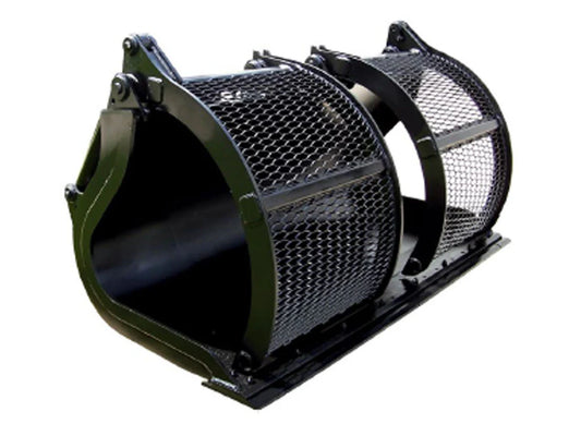 TAG Debris & Brush Grapple Bucket | 1.00–8.00 yd Capacity |  Width 84"–114" | Bucket Weight 1,800–7,600 lbs | Machine Size 12,000–80,000 lb | For Wheel Loaders