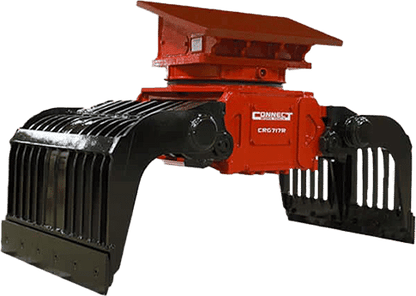 Connect Work Tools Rotating Grapple | Model CG22 | Width 41.3" | Jaw Opening 48" | 19 To 30 Ton | For Excavators