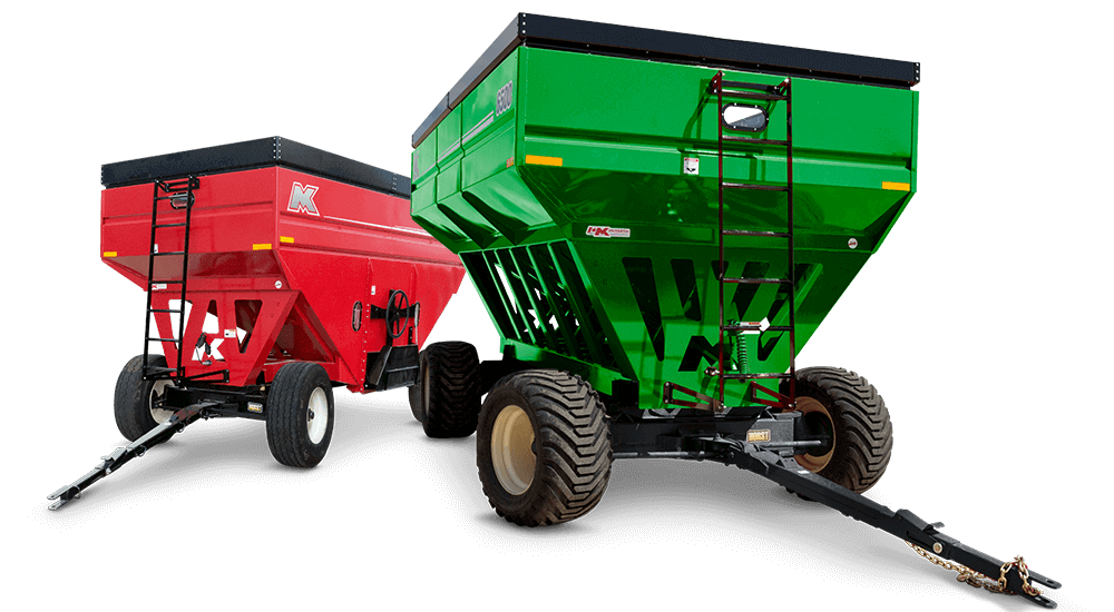 MK Martin 3200 Grain Carts Cravity Box | Capacity 320-375-450 Bushels | For Tractor