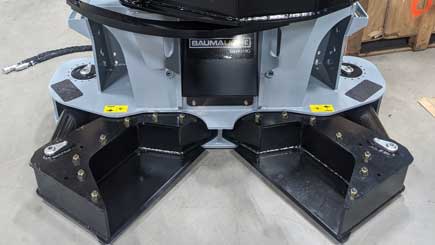 Baumalight | Horizontal Tree Shear | ISH918G | Limb Size 18" | Weight Class 7,000–18,000 lb. | Hydraulic Flow 20–70 GPM | For Skid Steers