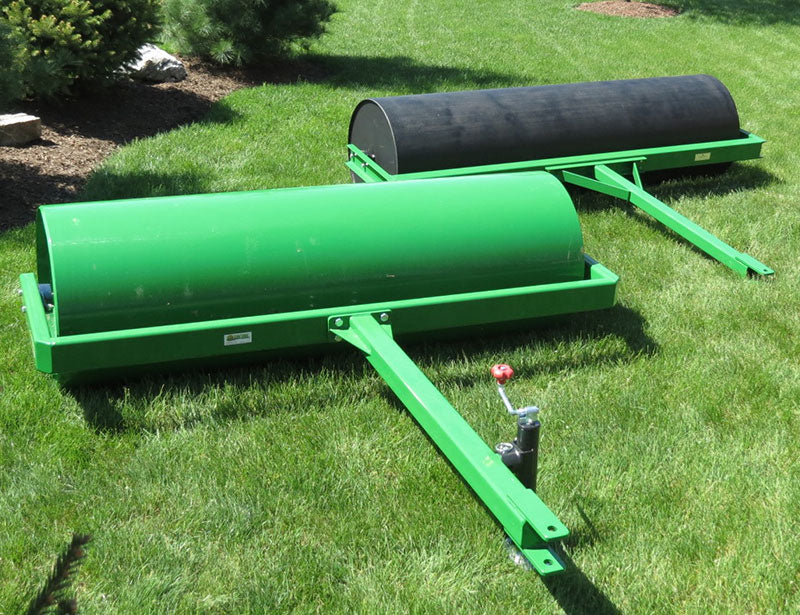 TurfTime 24” Smooth Roller 3/8” Heavy Duty AR-24 Series Turf Rollers 4’ to 12’ - Pull Type, 3pt, Skid Steer Mount For Tractor or Skid Steer