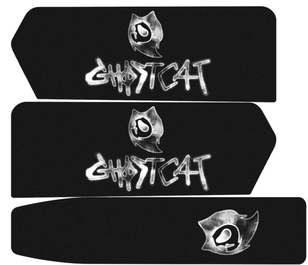 GhostCat Bikes Accessories Bundle | Battery Decals, BMX Kit – F Series, Drift Eight Metal Front Plate, Premium Tapia Seats, Rear Rack & Basket Options | For All Models GhostCat Bikes