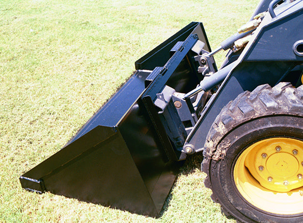 Star Industries HD Low Profile Dirt Buckets w/ Teeth | LP22A-T Series | Width 60" - 84" | 15–40 GPM | For Skid Steers