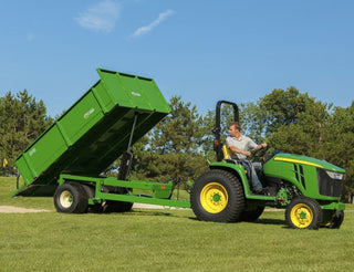 TurfTime Heavy-Duty Dump Trailer | Model  DT-12 | Overall Width 80" | Trailer Capacity 6 Tons | Horsepower 40-50 HP | For Tractors