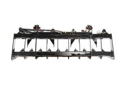 McLaren Industries Heavy Duty Root Grapple Bucket | Model 60X101X66, 60X101X78 & 60X101X84 | Width 66", 78", 84" | Twin 2" x 8" Cylinders | 15 To 25 GPM | For Skid Steer