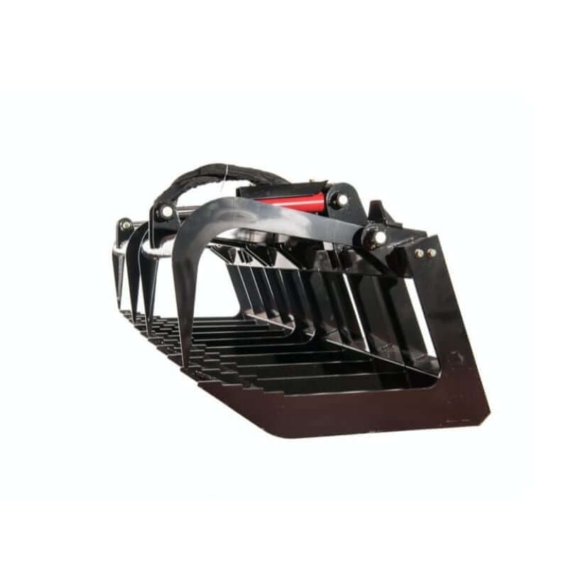 McLaren Industries Heavy Duty Root Grapple Bucket | Model 60X101X66, 60X101X78 & 60X101X84 | Width 66", 78", 84" | Twin 2" x 8" Cylinders | 15 To 25 GPM | For Skid Steer