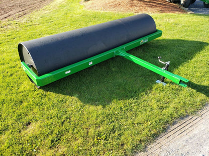 TurfTime 24” Smooth Roller 3/8” Heavy Duty AR-24 Series Turf Rollers 4’ to 12’ - Pull Type, 3pt, Skid Steer Mount For Tractor or Skid Steer