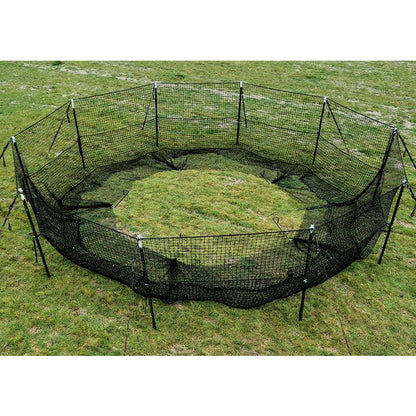 Pig Brig Portable Multi-Catch Wild Hog Trap | Size 20' | Double-Wall Hog Trap Net | Multi-Catch Wild Boar Control